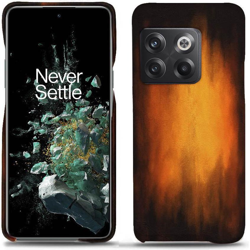 Noreve Lederschutzhülle (OnePlus 10T), Smartphone Hülle, Violett