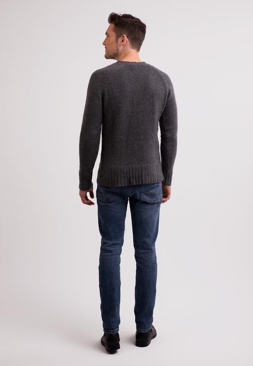 Actual product image Cash-Mere Recycelter Kaschmir V-Ausschnitt Pullover (S)