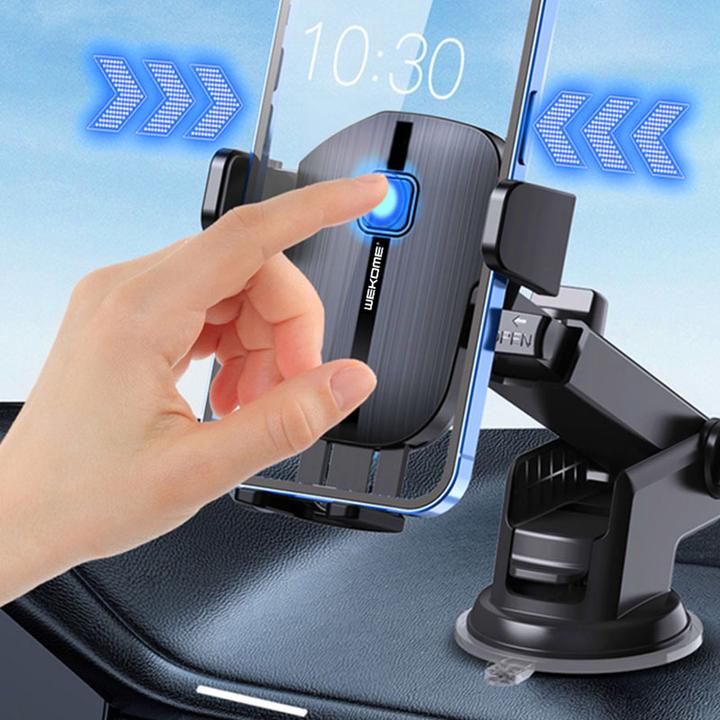Produktbild Wekome WA-S55 K Captain Series – Mechanischer Telefonhalter für 4,7-Zoll-7,2-Zoll-Telefone (Schwarz)