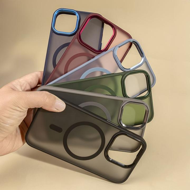 Produktbild OEM Frozen Mag Hülle für Samsung Galaxy S24 FE navy blau (Samsung Galaxy S24 FE)