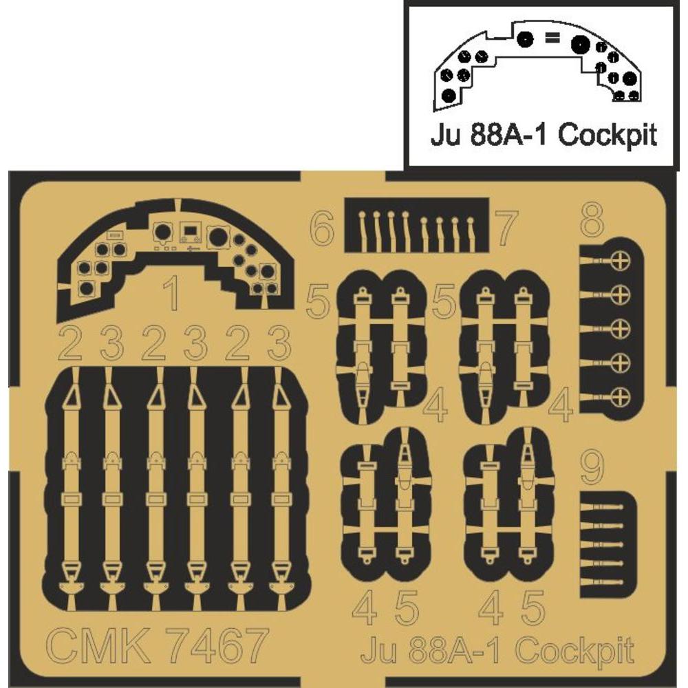 CMK Junkers Ju 88A-1 Cockpit