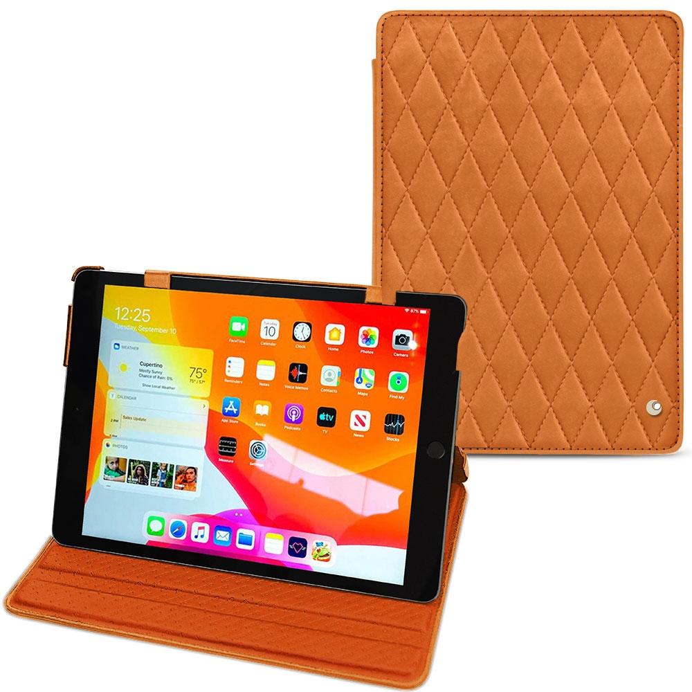 Thumbnail - Noreve Lederschutzhülle horizontal (iPad 10.2 2019), Tablet Hülle, Orange