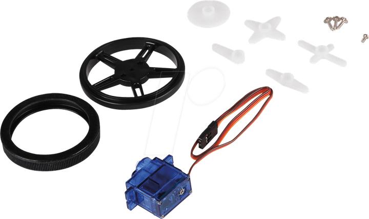 Produktbild Joy-it COM MOTOR05 Servomotor FS90R mit Rad