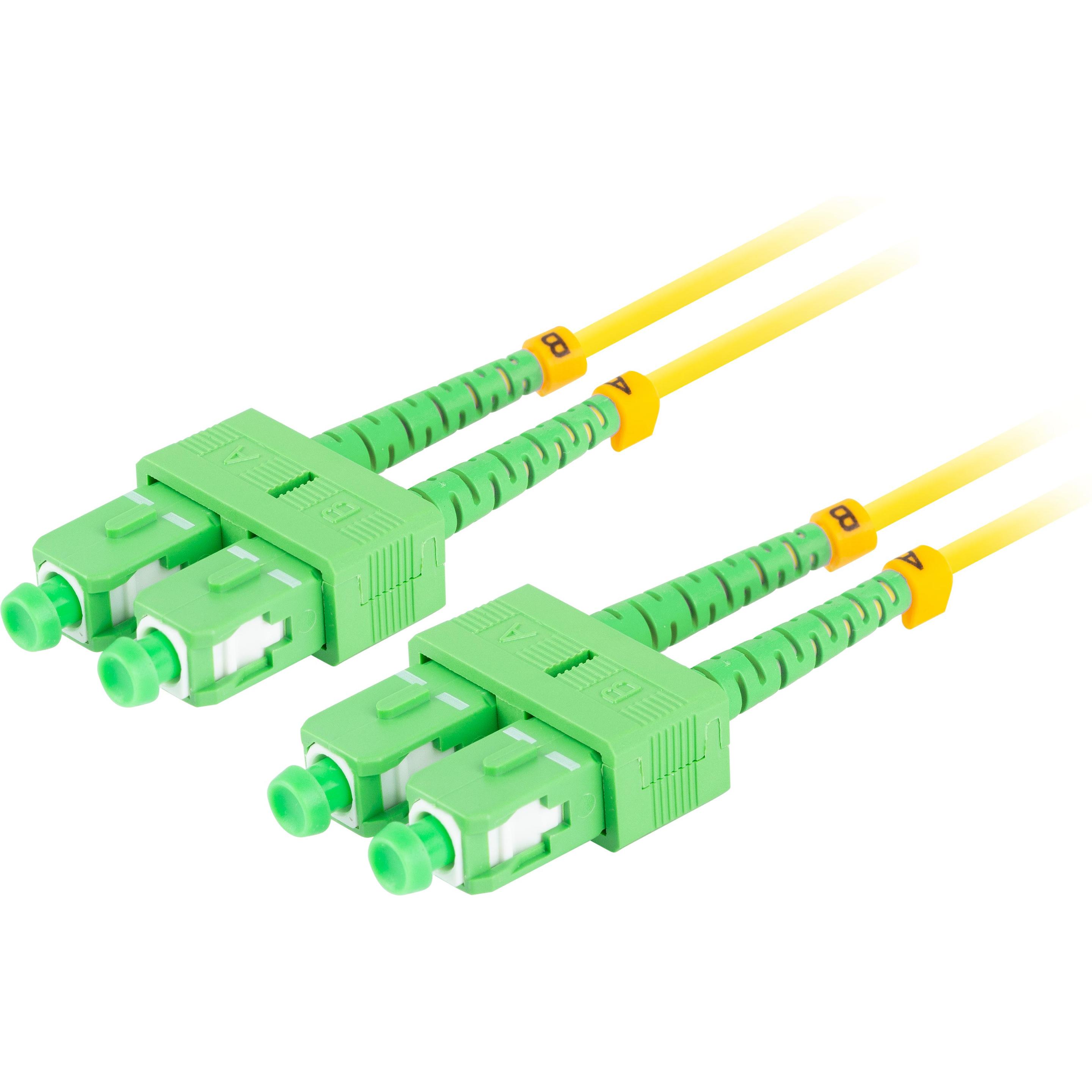 Lanberg Fiber Optic Patchcord Sm Sc (10 m), Netzwerkkabel