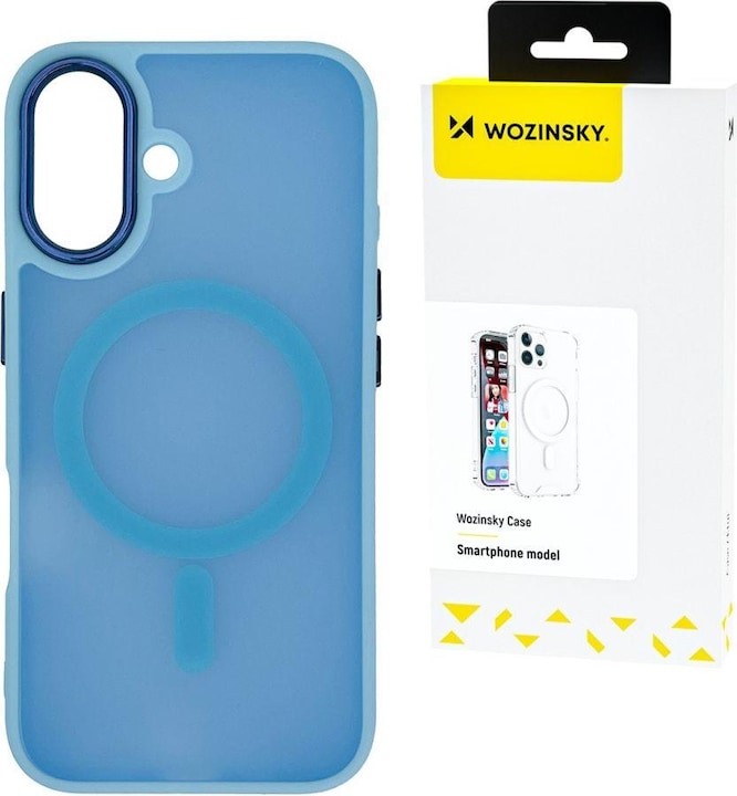 Actual product image Wozinsky Fashion Case MagSafe for Samsung Galaxy S25 - Blue (Samsung Galaxy S25)