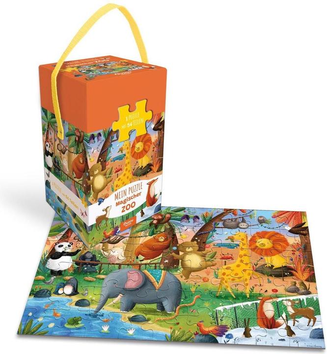 Produktbild Mein Puzzle - Magischer Zoo (72 Teile)