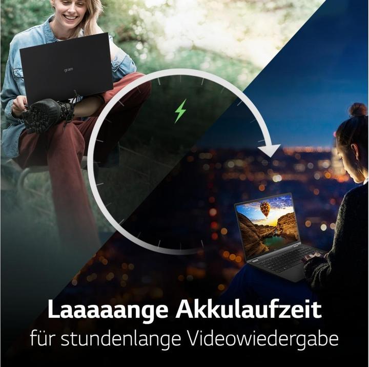Produktbild LG gram 16 (16", Intel Core i7-1360P, 32 GB, 2000 GB, DE)