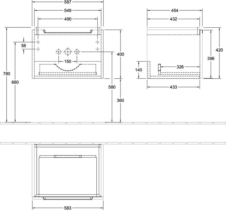 Immagine prodotto Villeroy & Boch Unità Vanity Metropolitana 2.0 A687