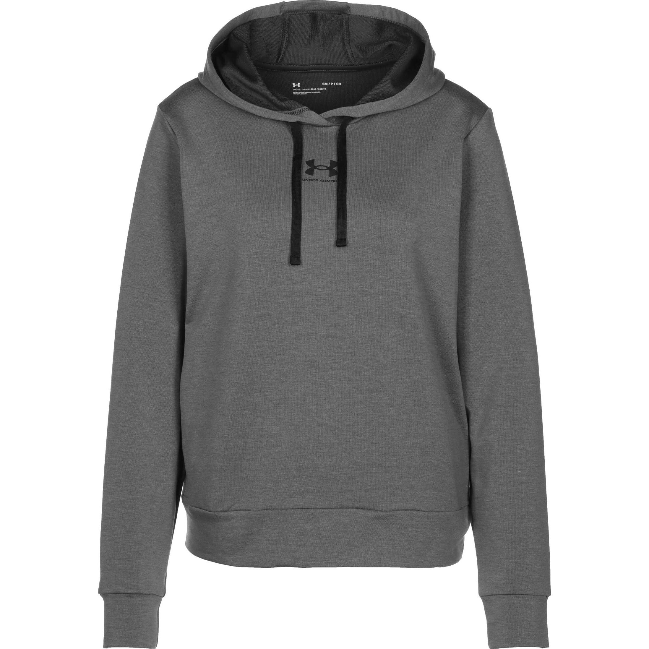 Under Armour, Damen, Pullover, Rival Terry Kapuzenpullover Damen, Grau, (S)