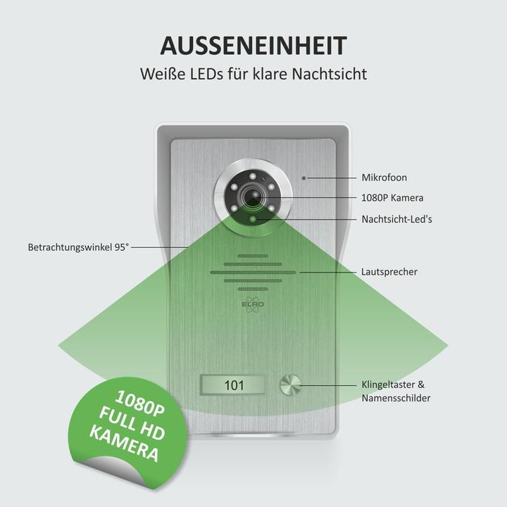 Image du produit Elro Citofono Video IP WiFi