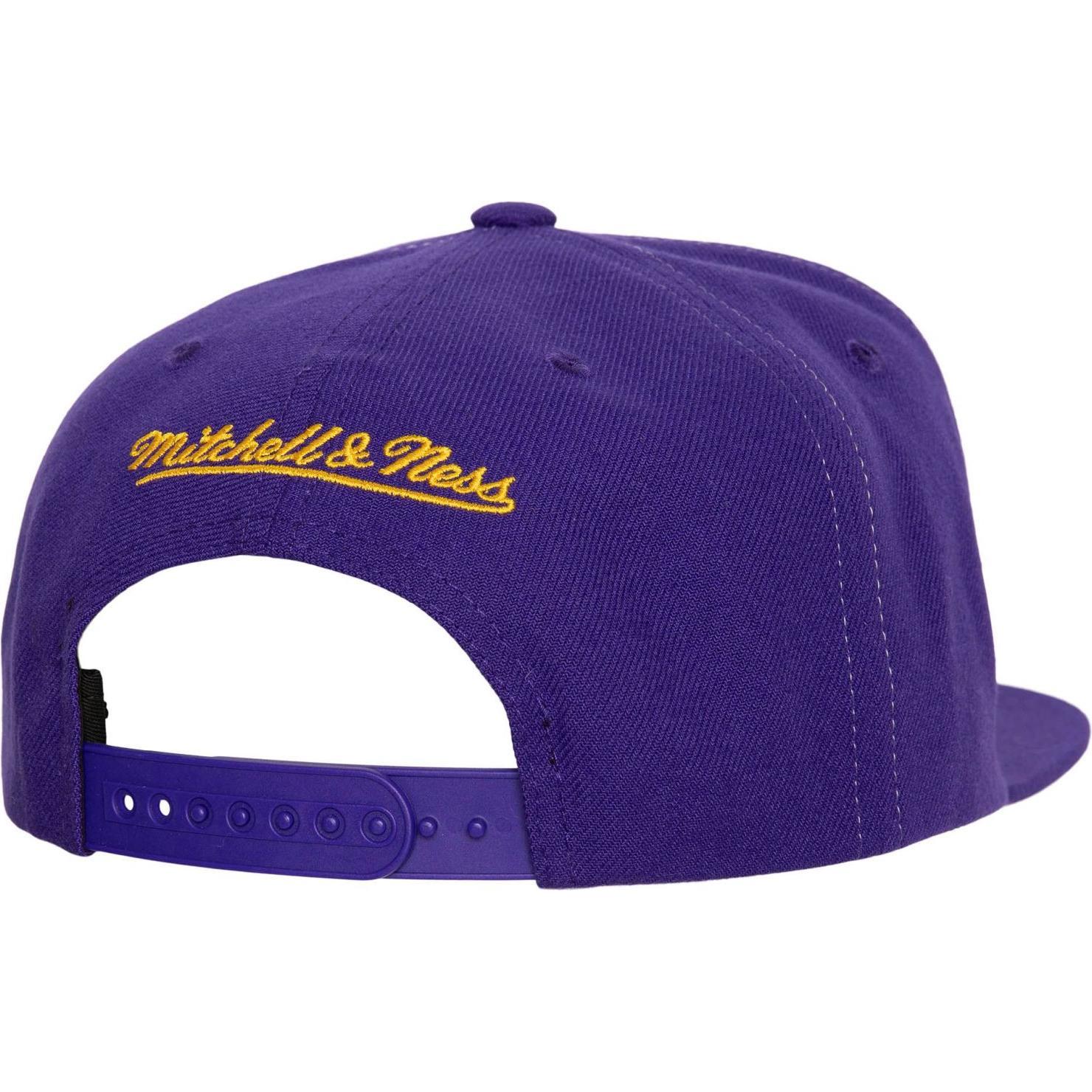 Thumbnail - Mitchell & Ness, Herren, Cap, Snapback Cap FULL FRONTAL Los Angeles Lakers, Violett, (One Size)