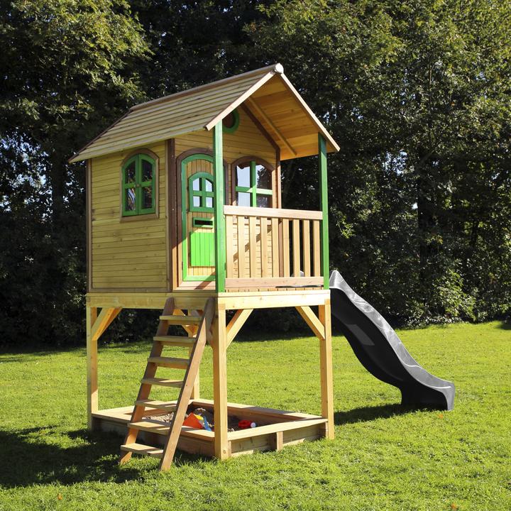 Actual product image Axi Sarah Playhouse Brown / Green - Gray Slide