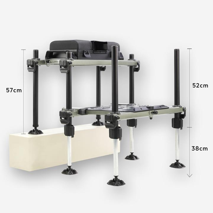 Produktbild Caperlan Sitzkorb Angelstation mit verstellbaren Füssen