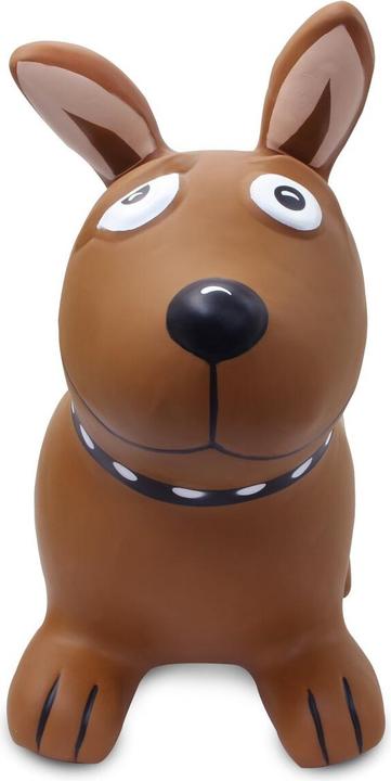 Actual product image Jamara Bouncy animal Dog Brown with pump