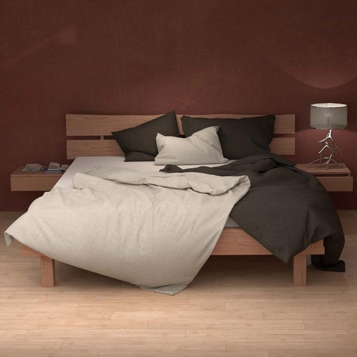 Image du produit Lotus Bettwaren Parure de lit en lin uni (Taie d'oreiller, 65 x 65 cm)