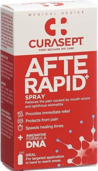 Curasept AFTE RAPID DNA Spray englisch/französisch/deutsch/ungarisch 15 ml (1 x, 15 ml)
