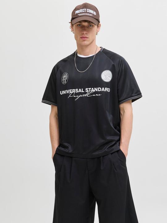 Image du produit Jack & Jones Jcocover Retro Football Tee Ss Ln (S)