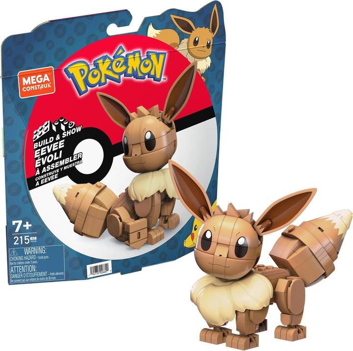 Actual product image Mega Construx Pokémon Build & Show Eevee