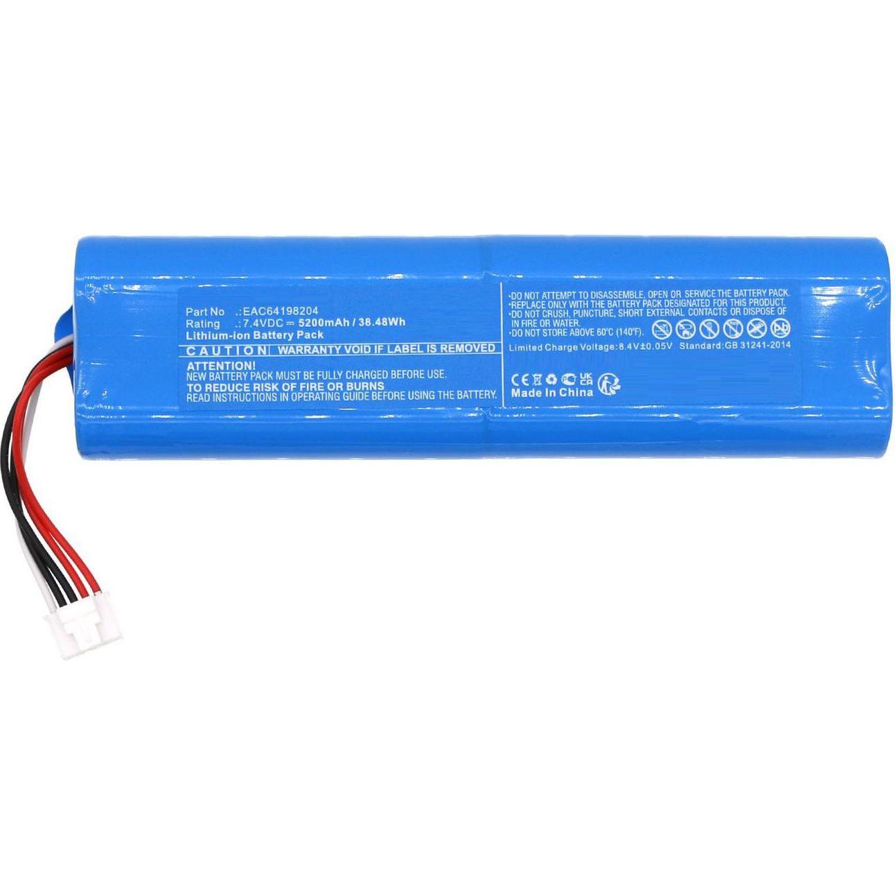 CoreParts Battery 7.4V 5200mAh 38.48Wh (5200 mAh), Notebook Akku, Blau