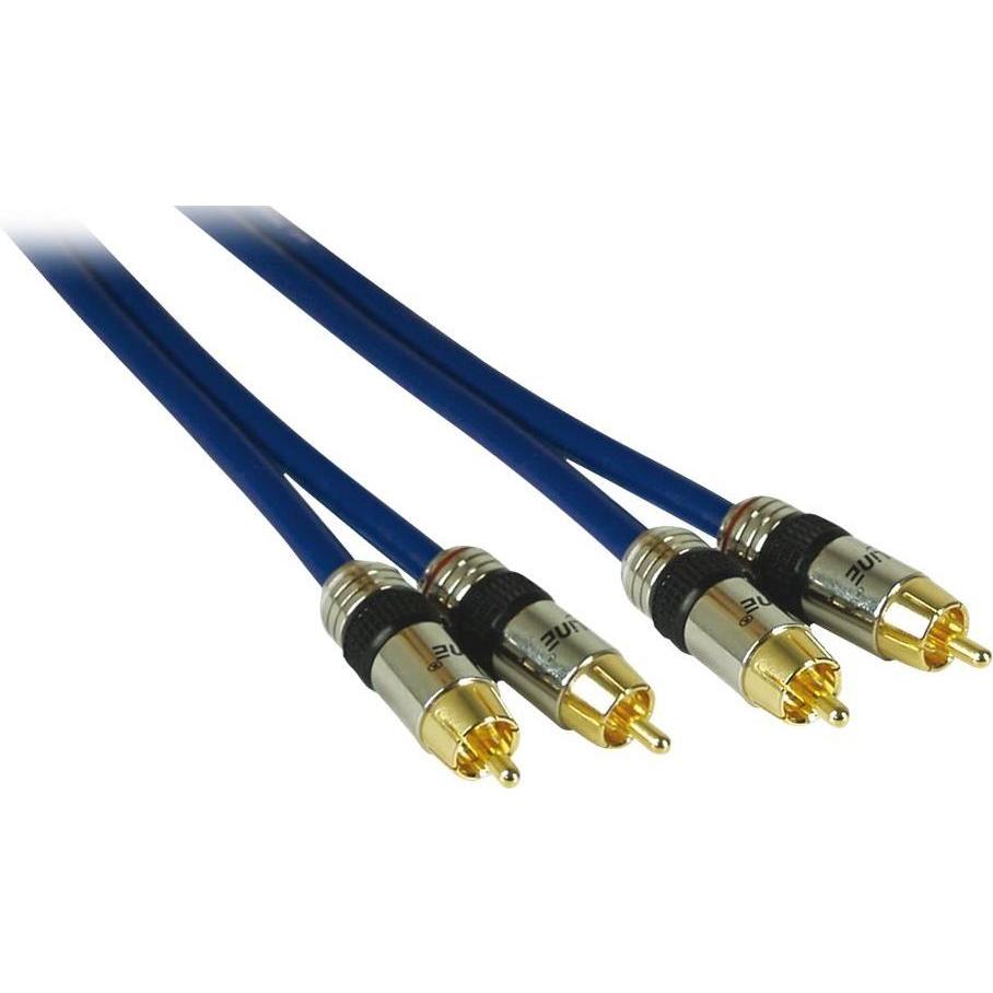 Kindermann Cavo Audio Cinch 10M 5763000110 Pro Stereo Spina/Spina (10 M, Cavo Cinch), Cavo Audio