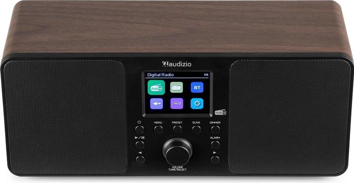 Actual product image Audizio DAB+ Radio Genua Braun, Radio Tuner: FM, DAB+ (FM, DAB+, Bluetooth)