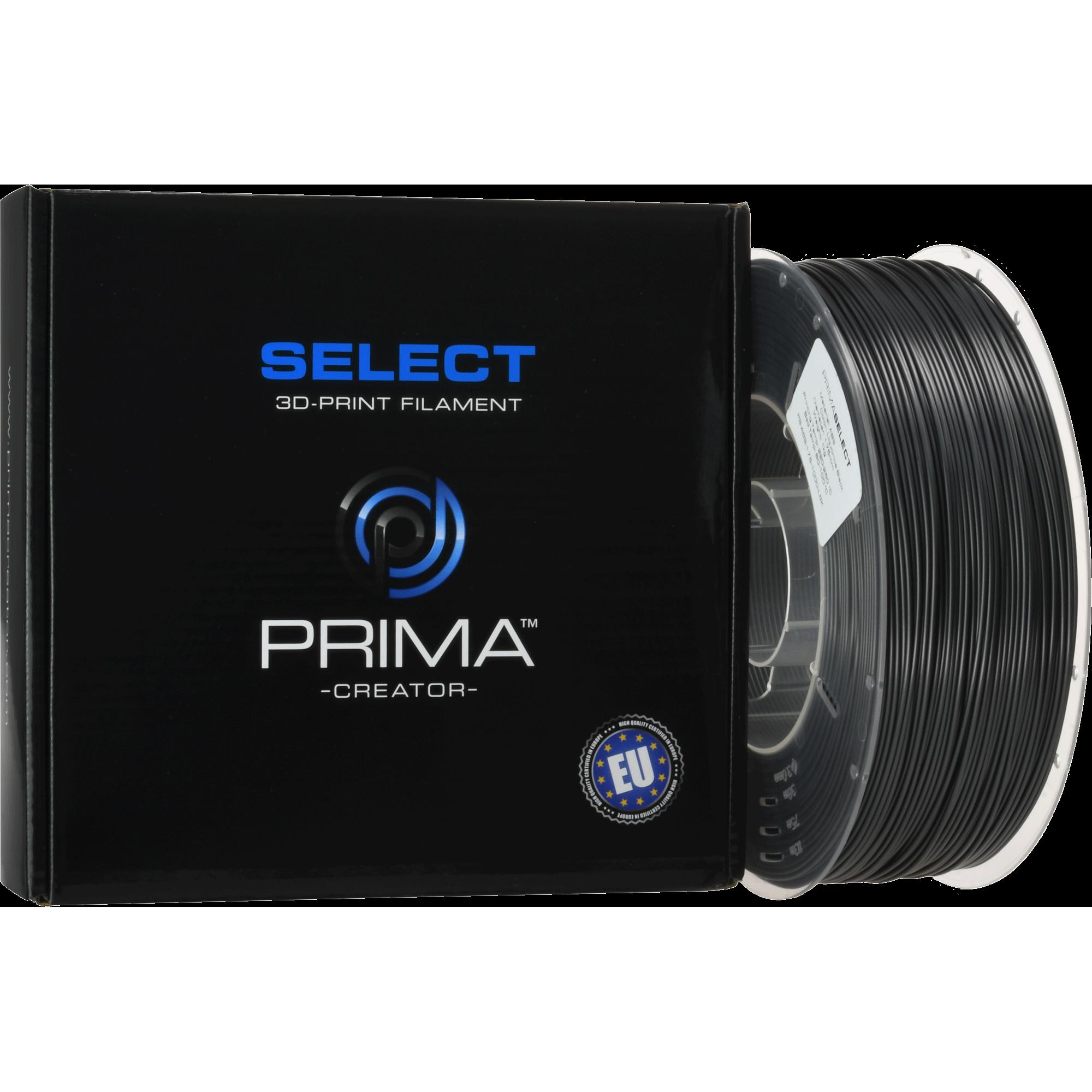 Thumbnail - Prima Creator PrimaSelect ABS Metal-Shine (ABS, 1.75 mm, 1000 g, Schwarz), 3D Filament, Schwarz