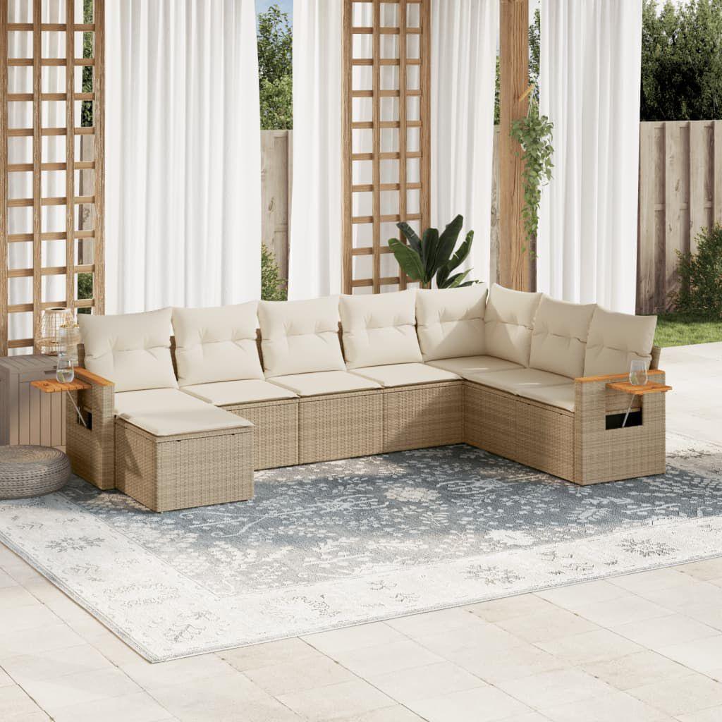 Thumbnail - VidaXL, Gartenlounge, 10-tlg. Garten-Lounge-Set mit Kissen