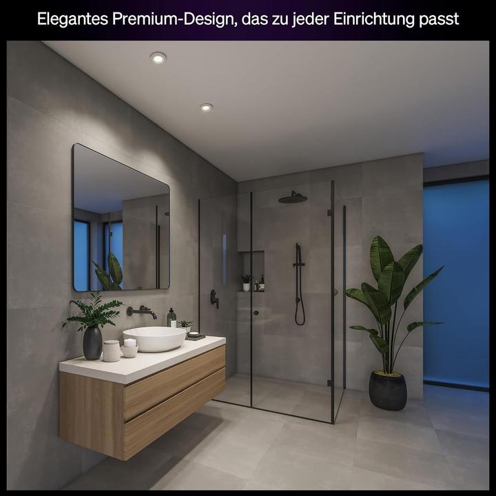 Produktbild Philips Hue Adore indbygningsspot til badevrelse 3-pak (350 lm, GU10)