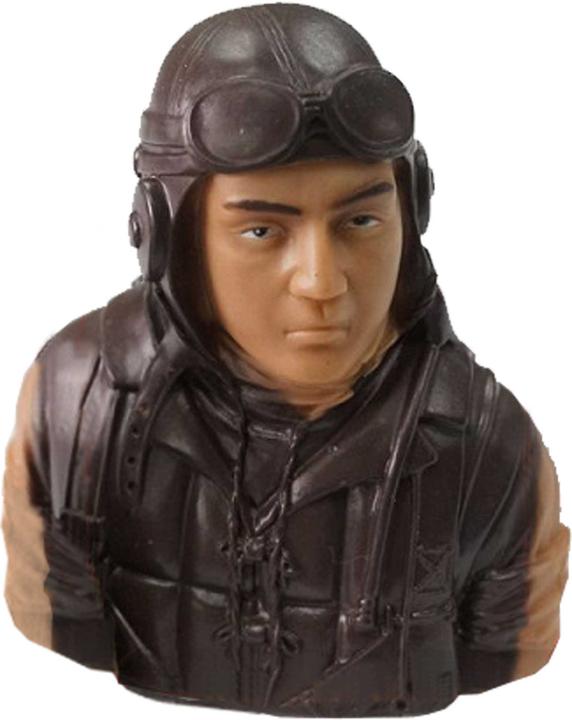Image du produit Planet-Hobby 1/5 WWII Japanese Pilot Hauteur 105mm, largeur 95mm, profondeur 60mm Poids : 68g
