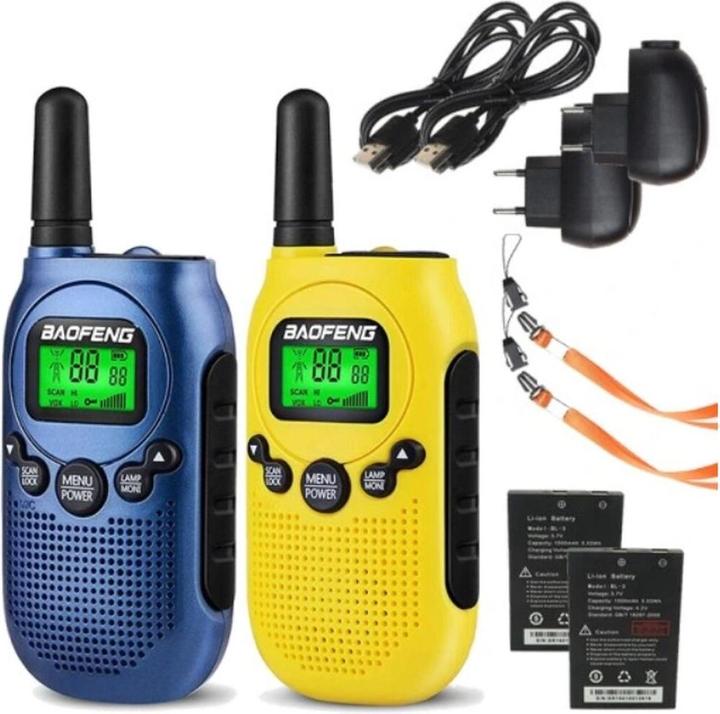 Actual product image Baofeng Walkie-Talkie BF-T6 Panda Yellow (3 km)
