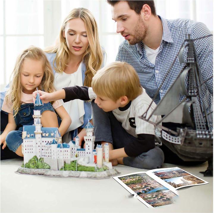 Actual product image Cubicfun 3d Puzzle Neuschwanstein Castle (121 pieces)