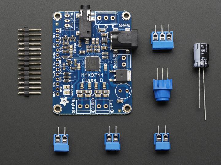 Produktbild Adafruit Stereo Class D Audio Amplifier MAX9744 (Erweiterung)