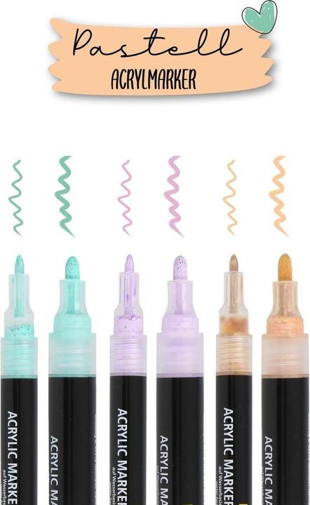 Produktbild Online Pastel Acrylic Set (6x)