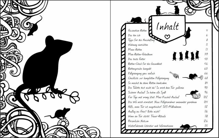 Produktbild Rattenliebe - Dein praktischer Alltags-Planer für glückliche Fellnasen (Deutsch, Carla Oblasser, Caroline Oblasser, 2019)
