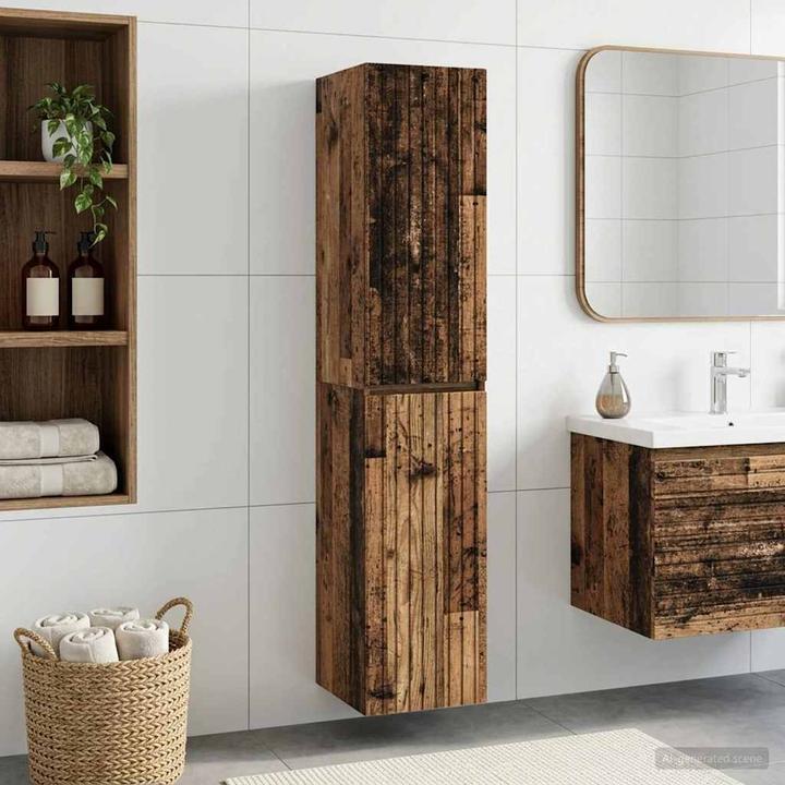 Actual product image vidaXL Badezimmerschrank (34.50 x 33 x 160 cm)