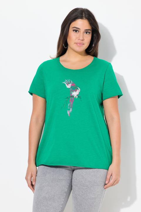 Produktbild Ulla Popken T-Shirt, Papagei, Classic, Rundhals, Halbarm (46, 48)
