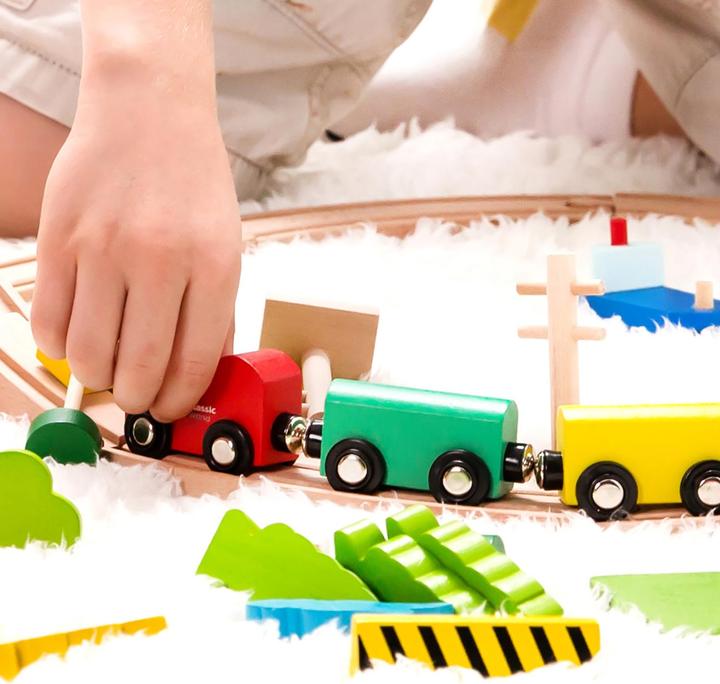 Actual product image Classic World Railroad set