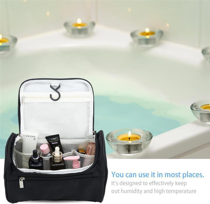 Actual product image Intirilife Polyester cosmetic bag