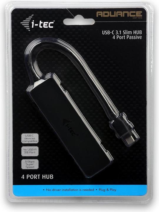 Produktbild i-tec C31HUB404 (USB-C, 4 Ports)