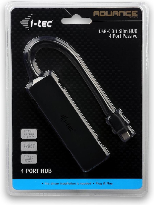 Actual product image i-tec C31HUB404 (USB-C, 4 Ports)