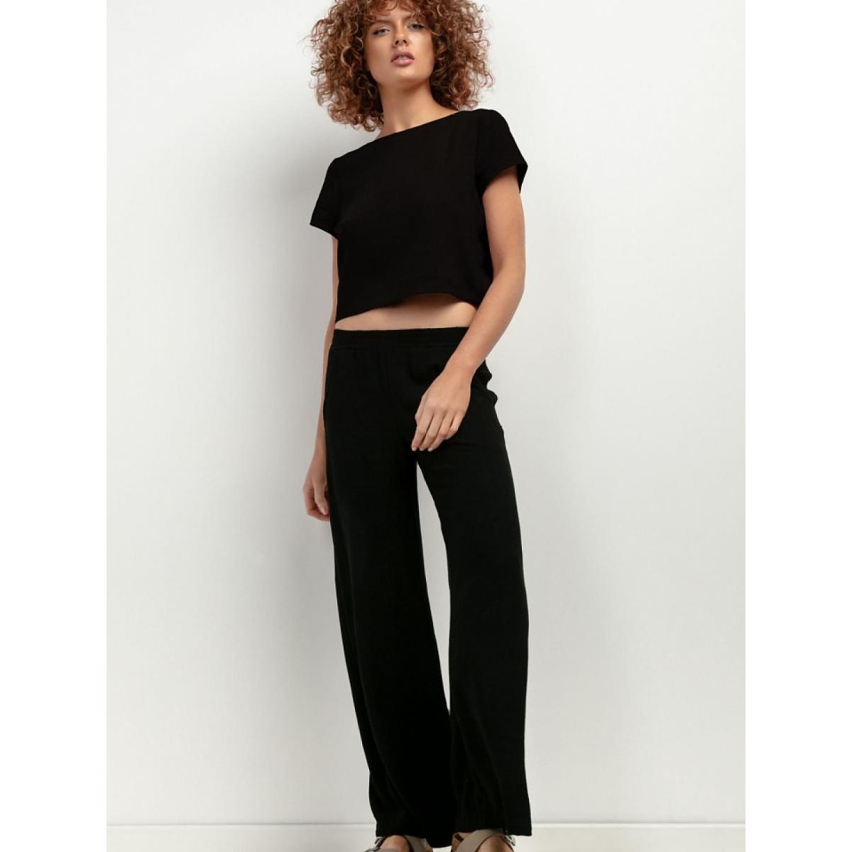 Tessita, Damen, Hosen, Damen Hose, Schwarz, (L)
