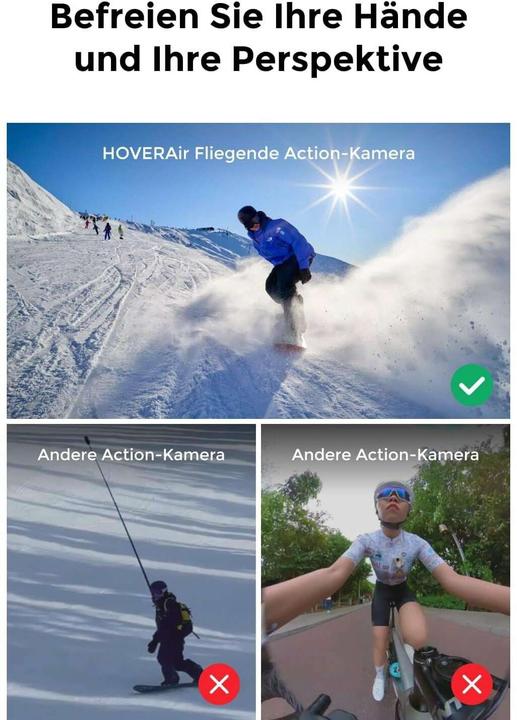 Actual product image HoverAir X1 Pro (16 min, 191.50 g, 12 Mpx)