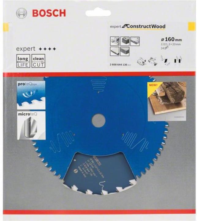 Produktbild Bosch Professional Zubehör Kreissägeblatt Expert for Construct Wood, 235 x 30 x 2,0 mm, 30