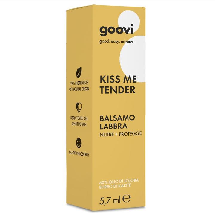 Actual product image Goovi KISS ME TENDER Lippenbalsam Nährend & schützend (Lip balm, 5.70 ml)