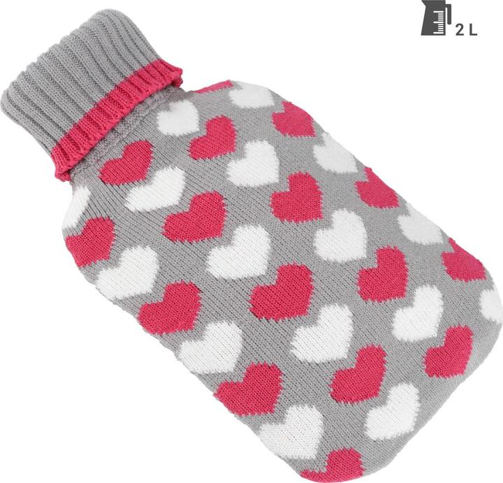 Fs-Star Wärmeflasche mit Bezug (2 l, Bed flask with cover)