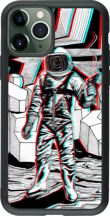 Actual product image PhoneLook Cover Silicone Black Anaglyph Astronaut (Apple iPhone 11 Pro)