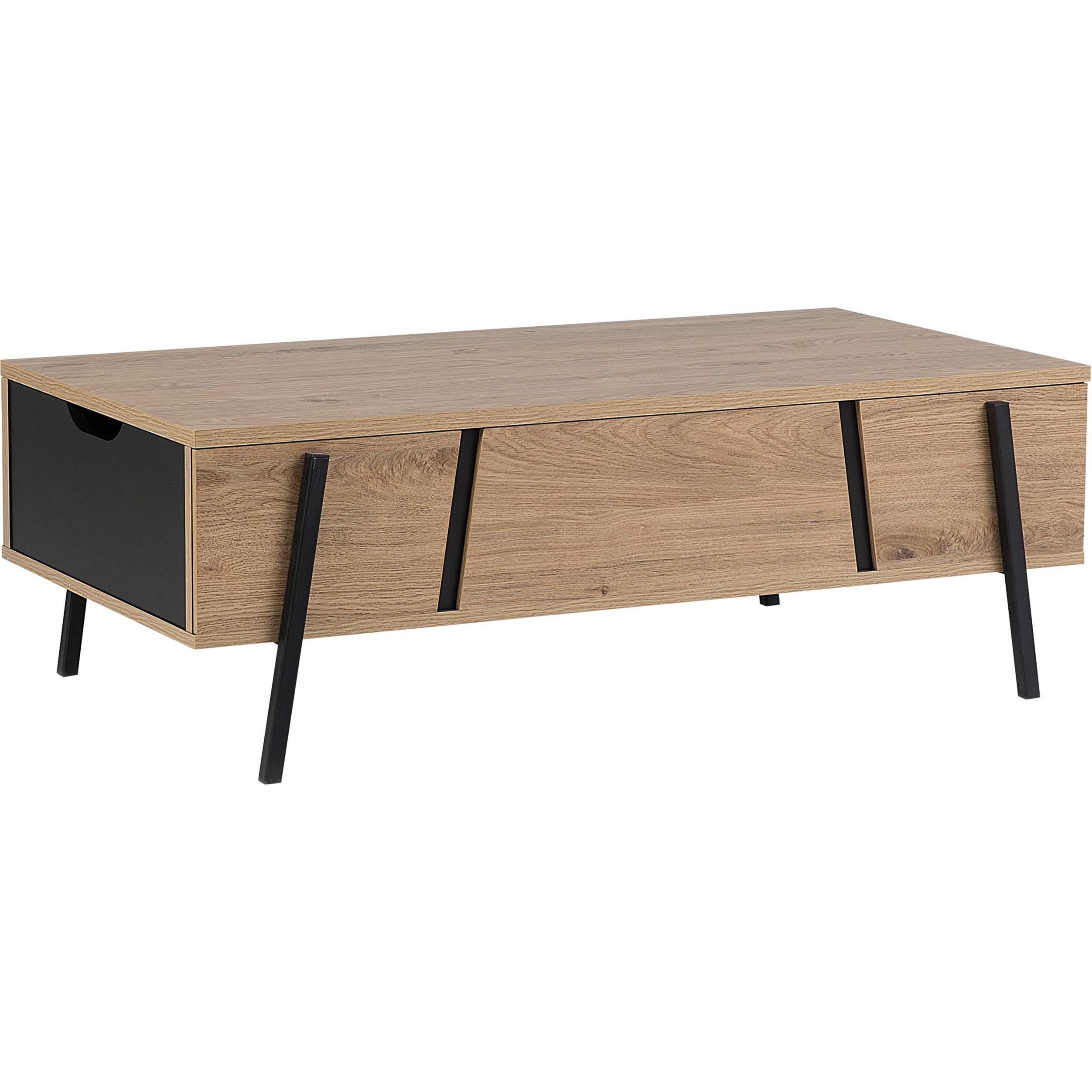 Beliani, Couchtisch + Beistelltisch, Blackpool (107 x 37 x 56 cm)