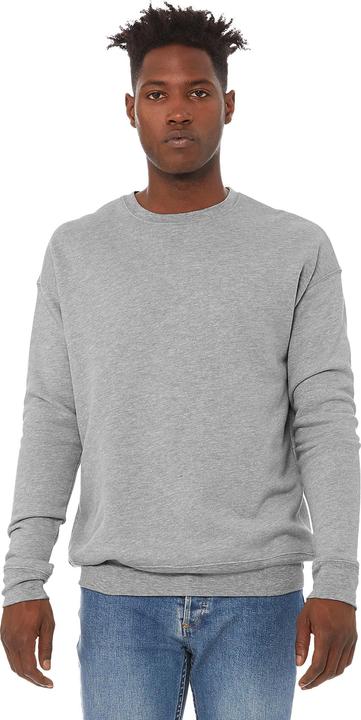 Actual product image Bella Canvas Unisex Adult Fleece Drop Shoulder Sweatshirt (L)