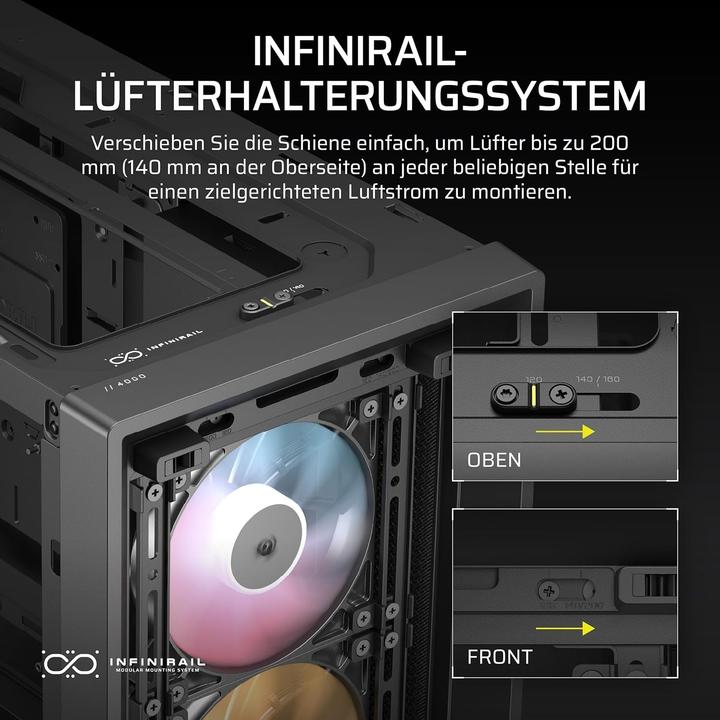 Actual product image Corsair Frame 4000D RS ARGB (Mini-ITX, ATX, E-ATX, mATX)