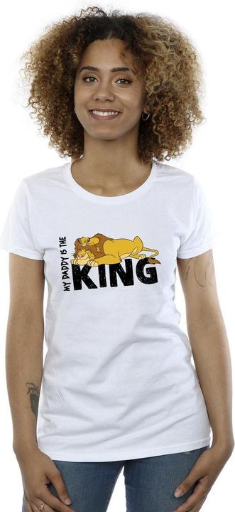Actual product image Disney Womens/Ladies The Lion King Daddy Is King Cotton T-Shirt (XXL)
